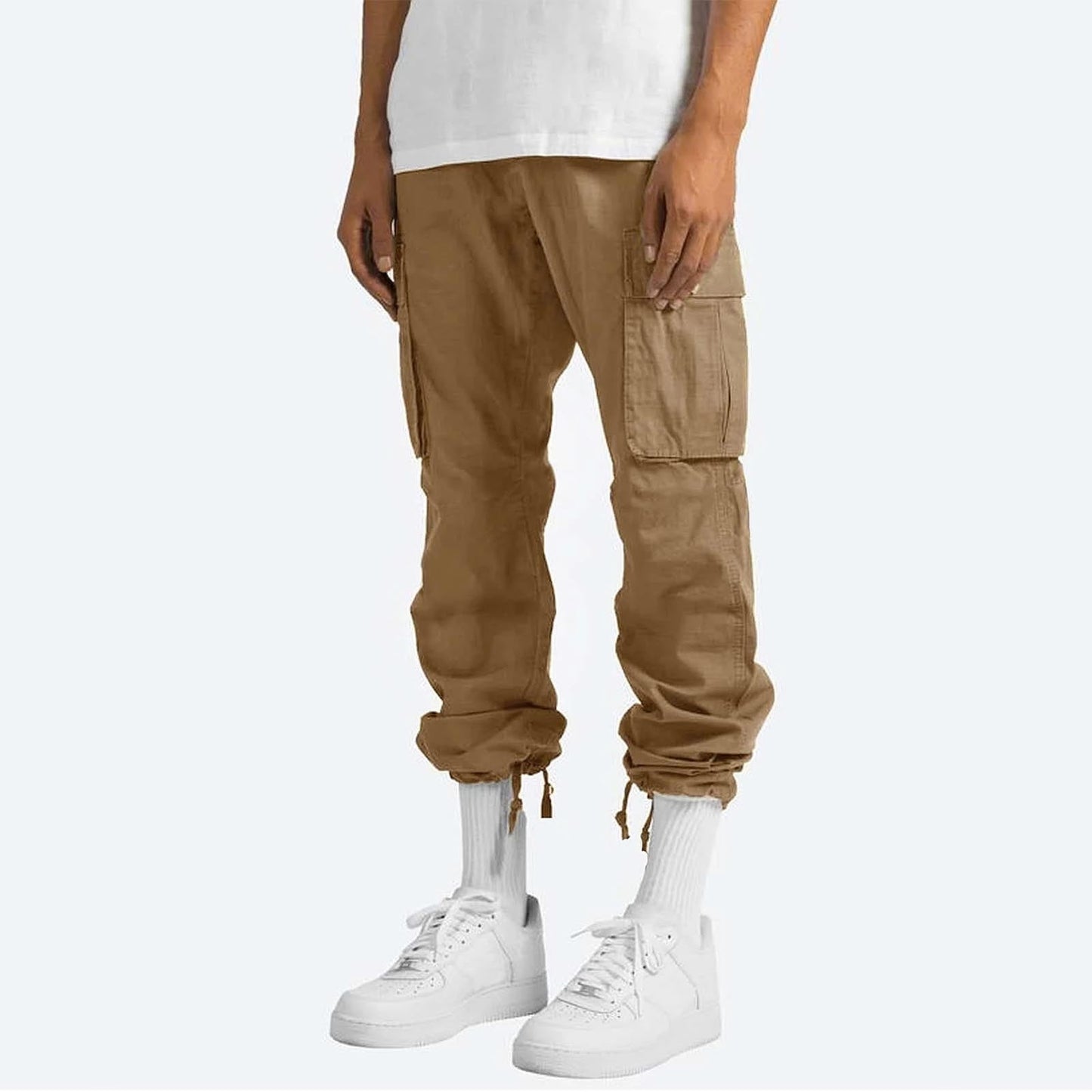 Men's Relaxed Straight-Fit Cargo Work Pants Cargo Style