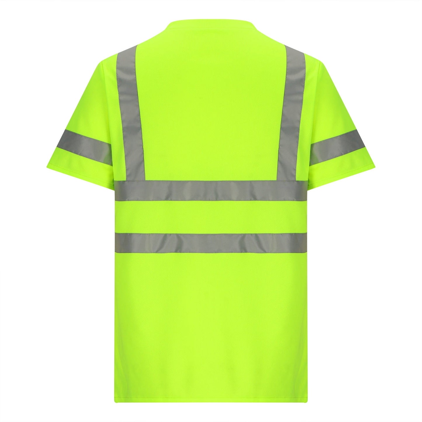 High Visibility Classic T-Shirts Reflective Strips Short Sleeve Breathable