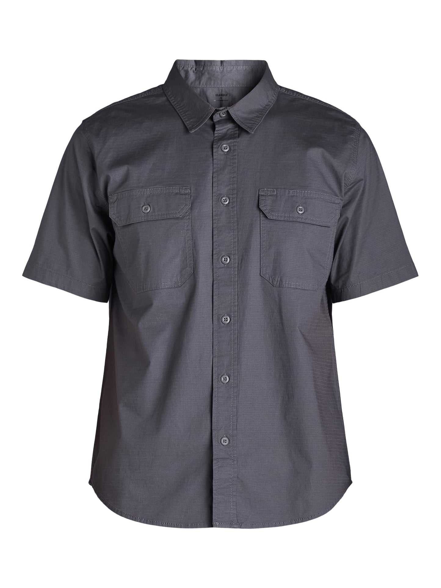 Men's Button Up Short-sleeve Work Shirt, Sizes S-5XL