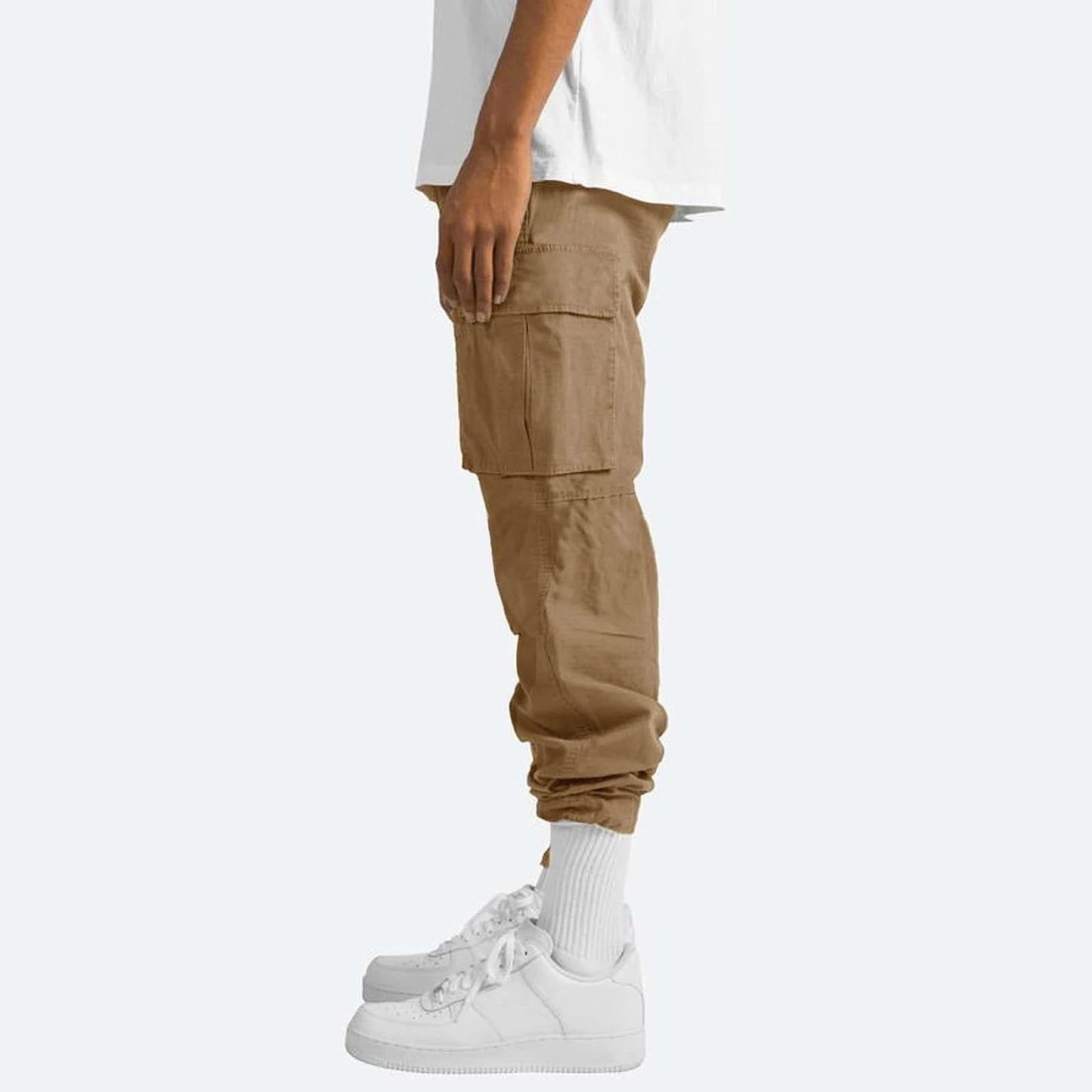 Men's Relaxed Straight-Fit Cargo Work Pants Cargo Style