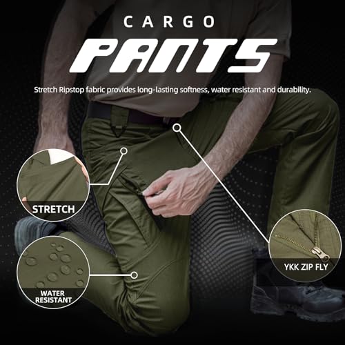 Men's Tactical Pants Water Resistant