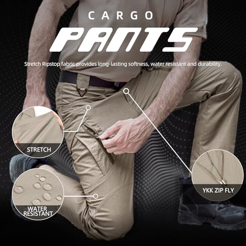 Men's Tactical Pants Water Resistant