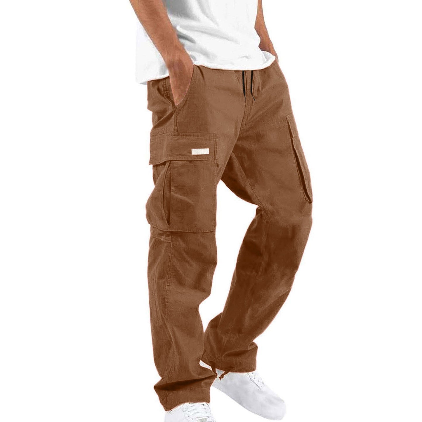 Men's Relaxed Straight-Fit Cargo Work Pants Cargo Style