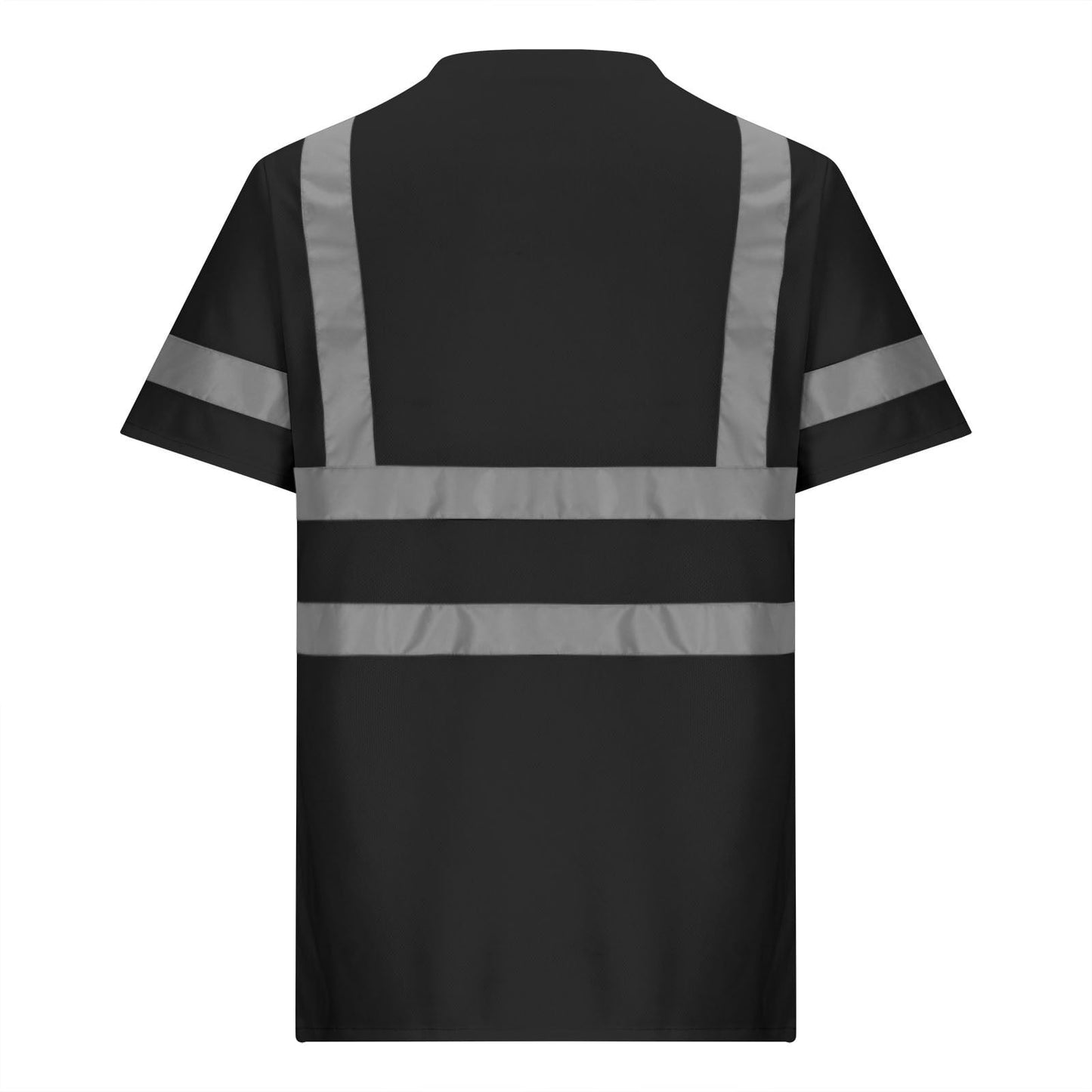 High Visibility Classic T-Shirts Reflective Strips Short Sleeve Breathable